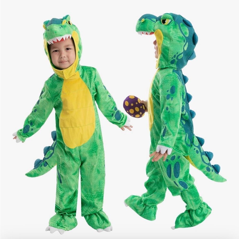 Spooktacular Creations Halloween Dinosaur Costume with Egg for Toddler 12-18 M
